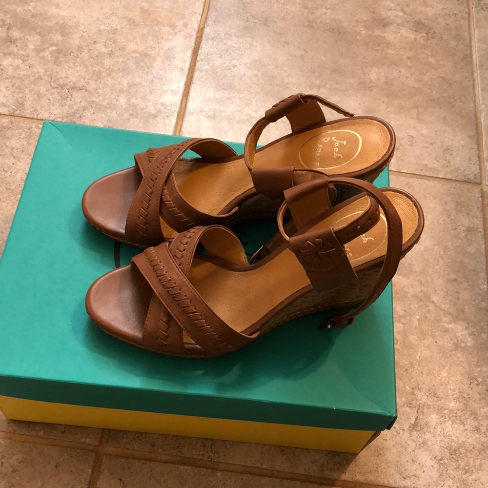 Jack Rogers wedges New in Box!